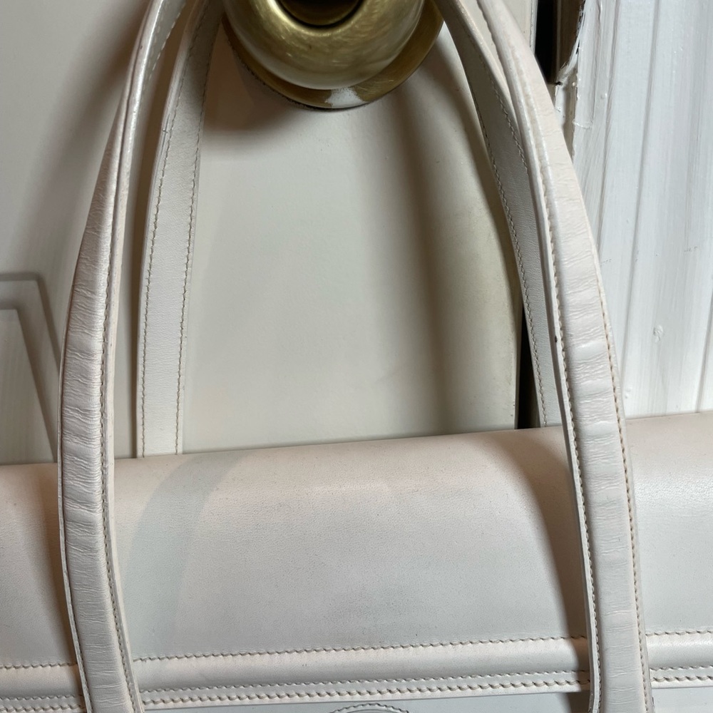 FIRM ❤️ AMAZING Vintage Gucci Interlocking GG Logo Flap Front Leather Satchel - Picture 11 of 11